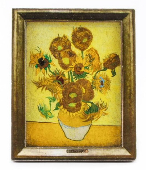 Memo koelkast Van Gogh Zonnebloem